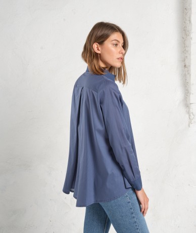 Chemise Tina - Bleu indigo