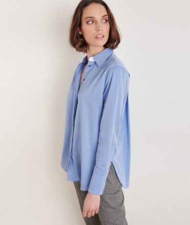 Chemise Chikae - Bleu azur
