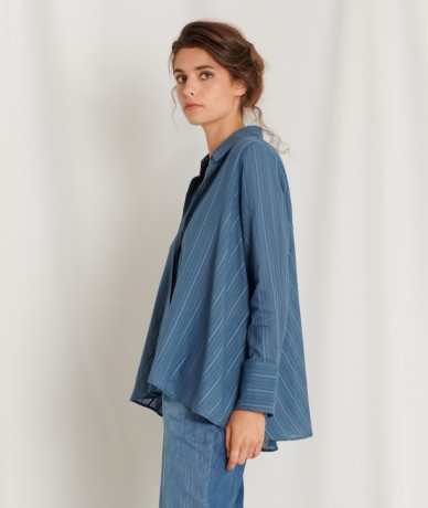 Chemise Nina - Bleu indigo