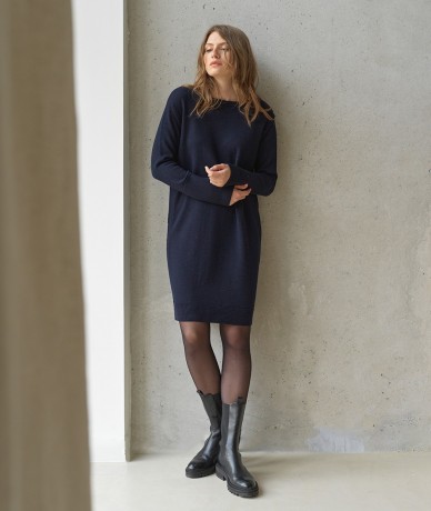 Robe-pull Lindsay - Bleu Nuit