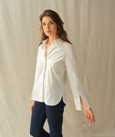 Chemise Barbara - Blanc...