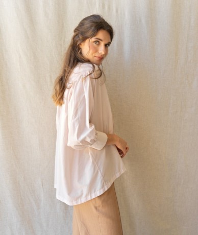 Blouse Frances - Nude