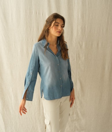 Chemise Pascaline - Bleu ciel