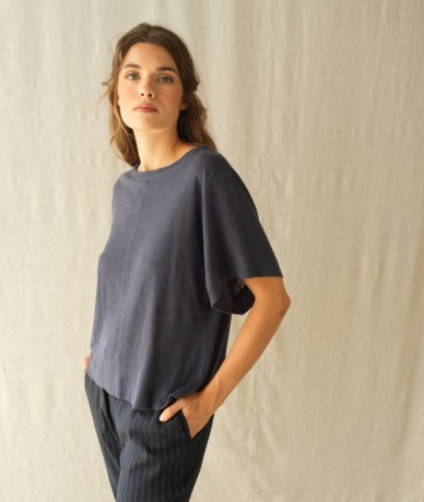 T-shirt Aubin - Bleu Nuit