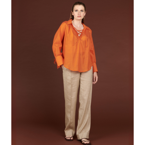 Blouse Belkis - Orange Indien