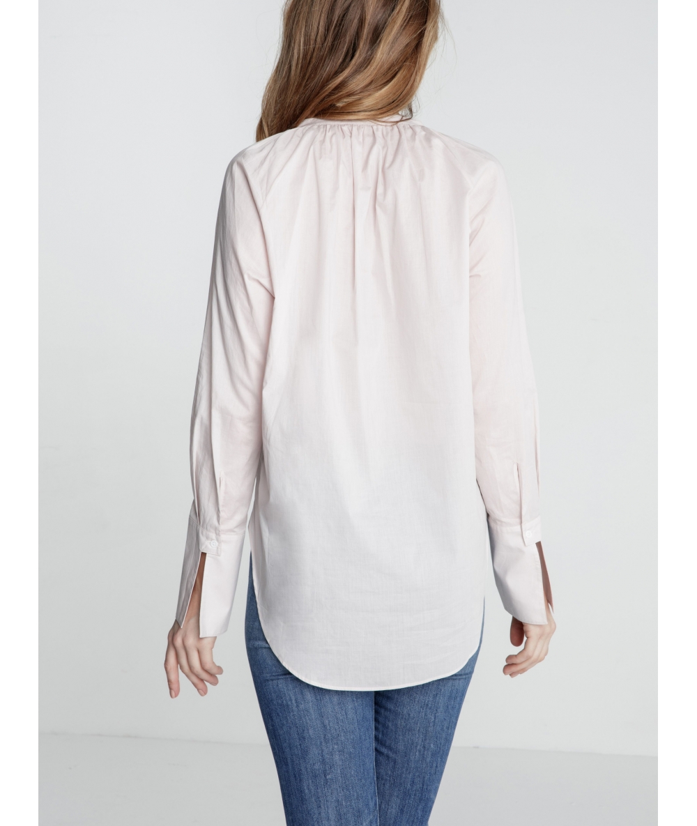 Blouse femme de luxe couleur Nude
