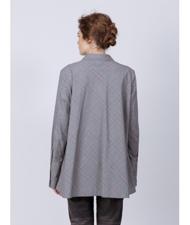 Chemise femme imprimé Prince de Galles