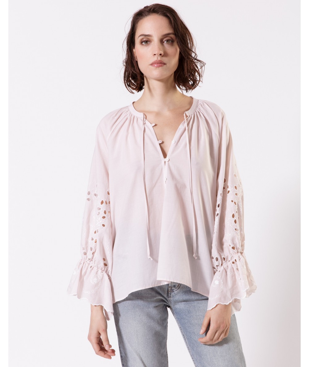 Blouse Nori - Nude