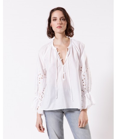 Blouse Nori - Blanc optique