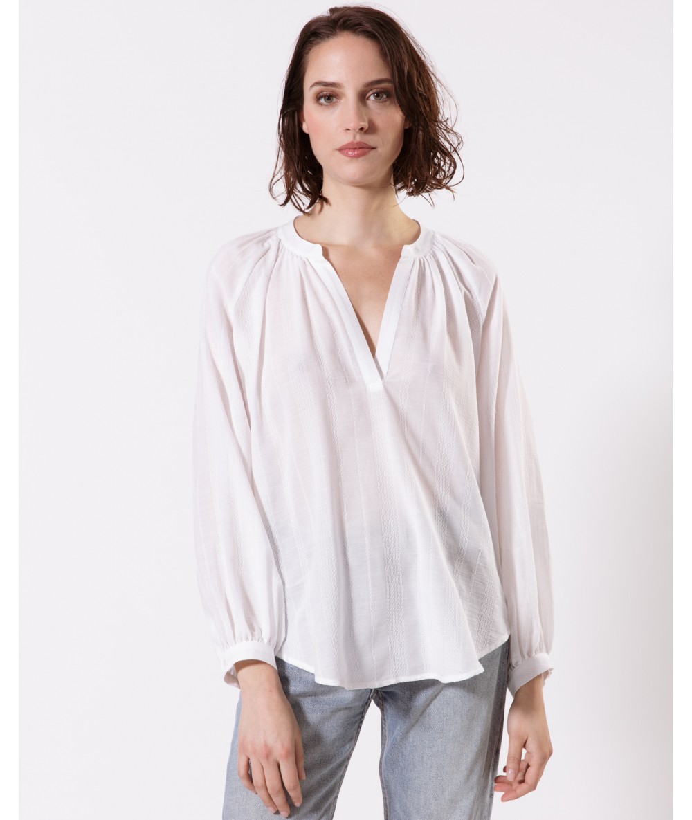 Blouse Bobu - Blanc optique