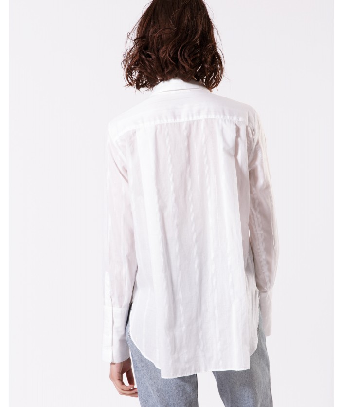 Chemise Lutsu - Blanc optique