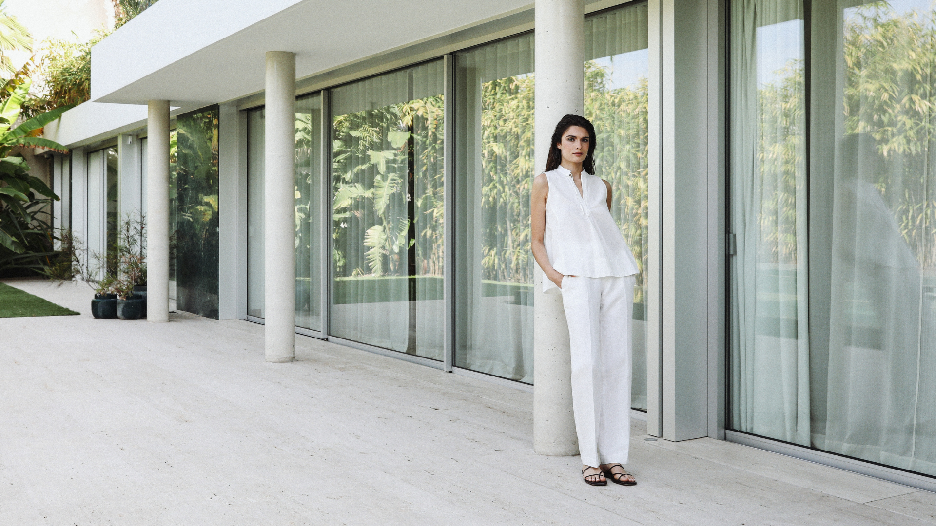 Blouse femme chic en coton : la blouse par hana san