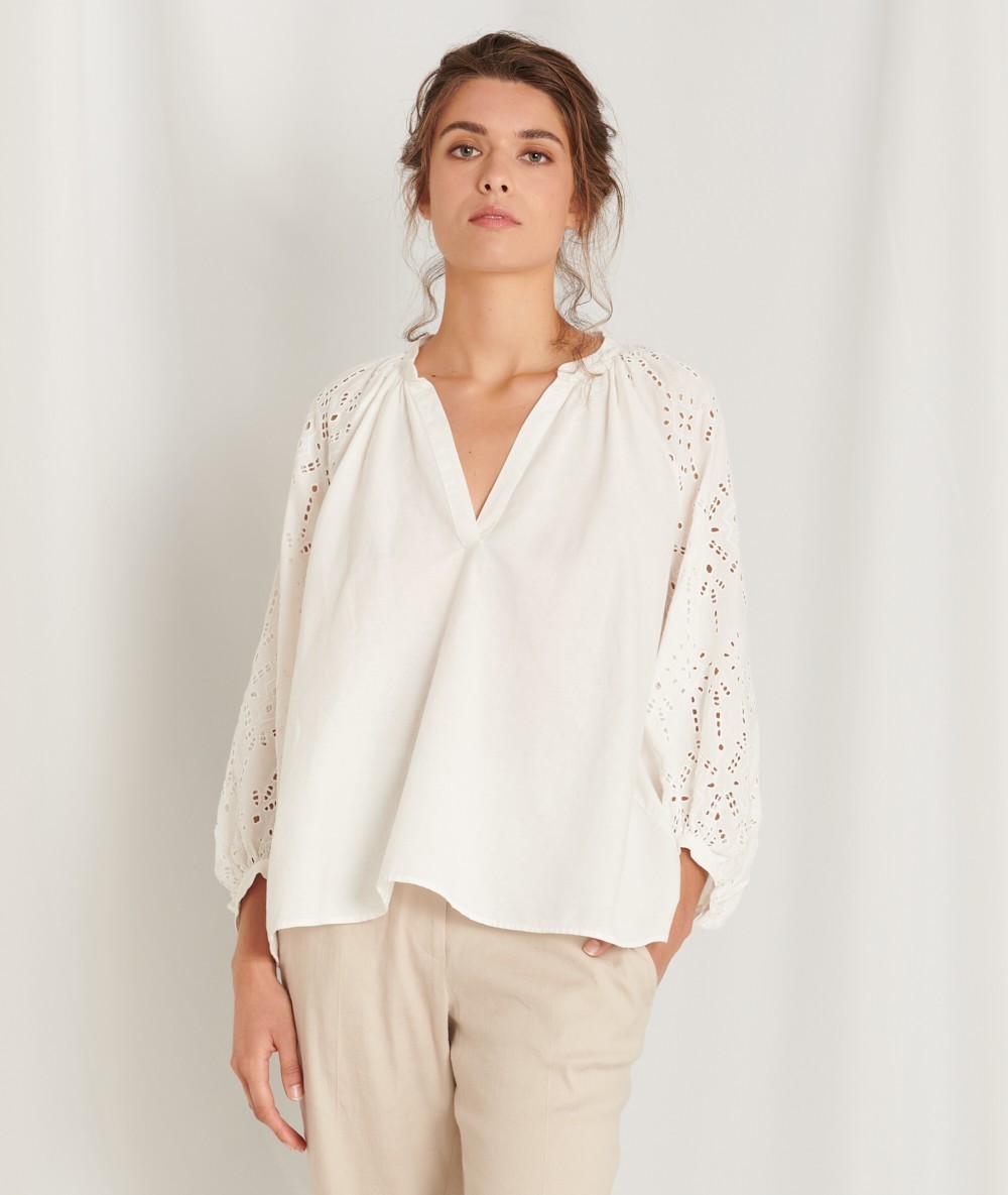 Blouse femme fluide