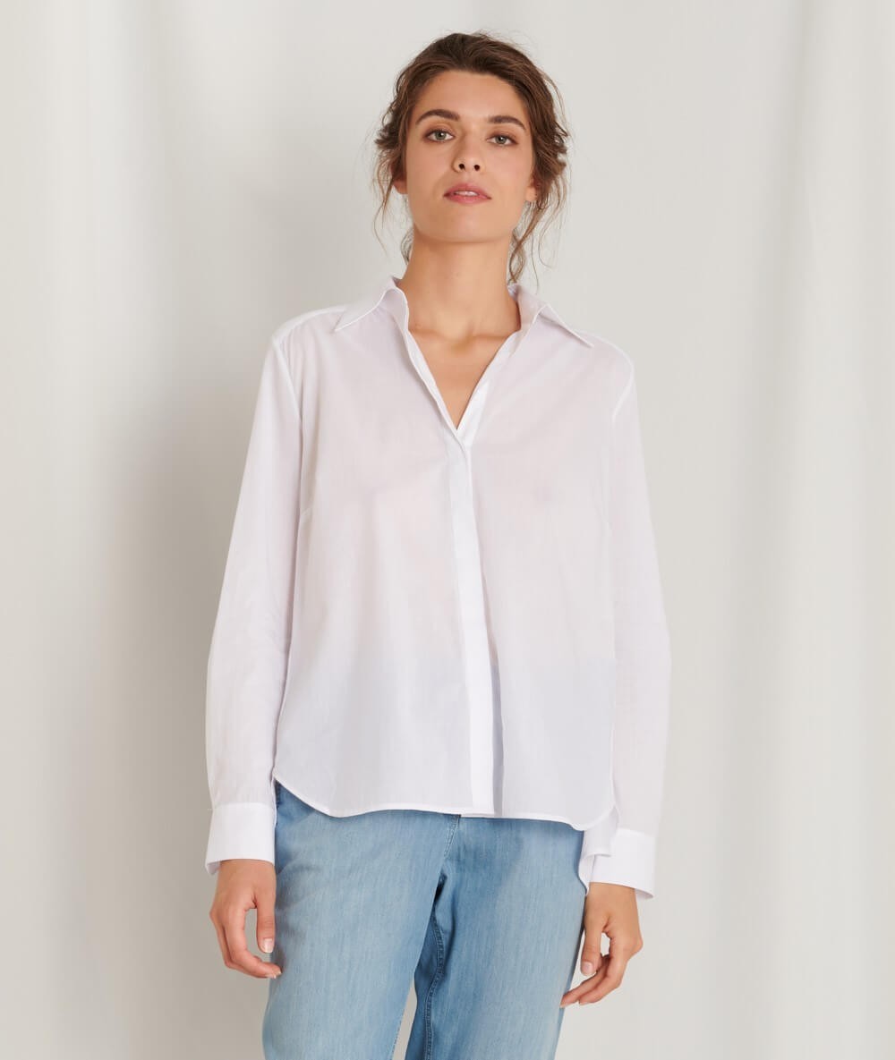 Chemise blanche femme chic